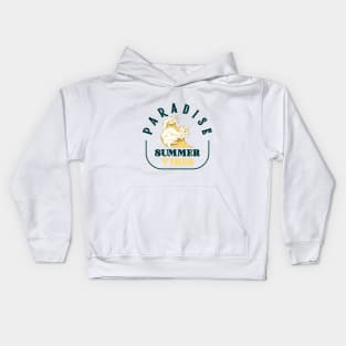 Paradise SUmmer Vibes Kids Hoodie